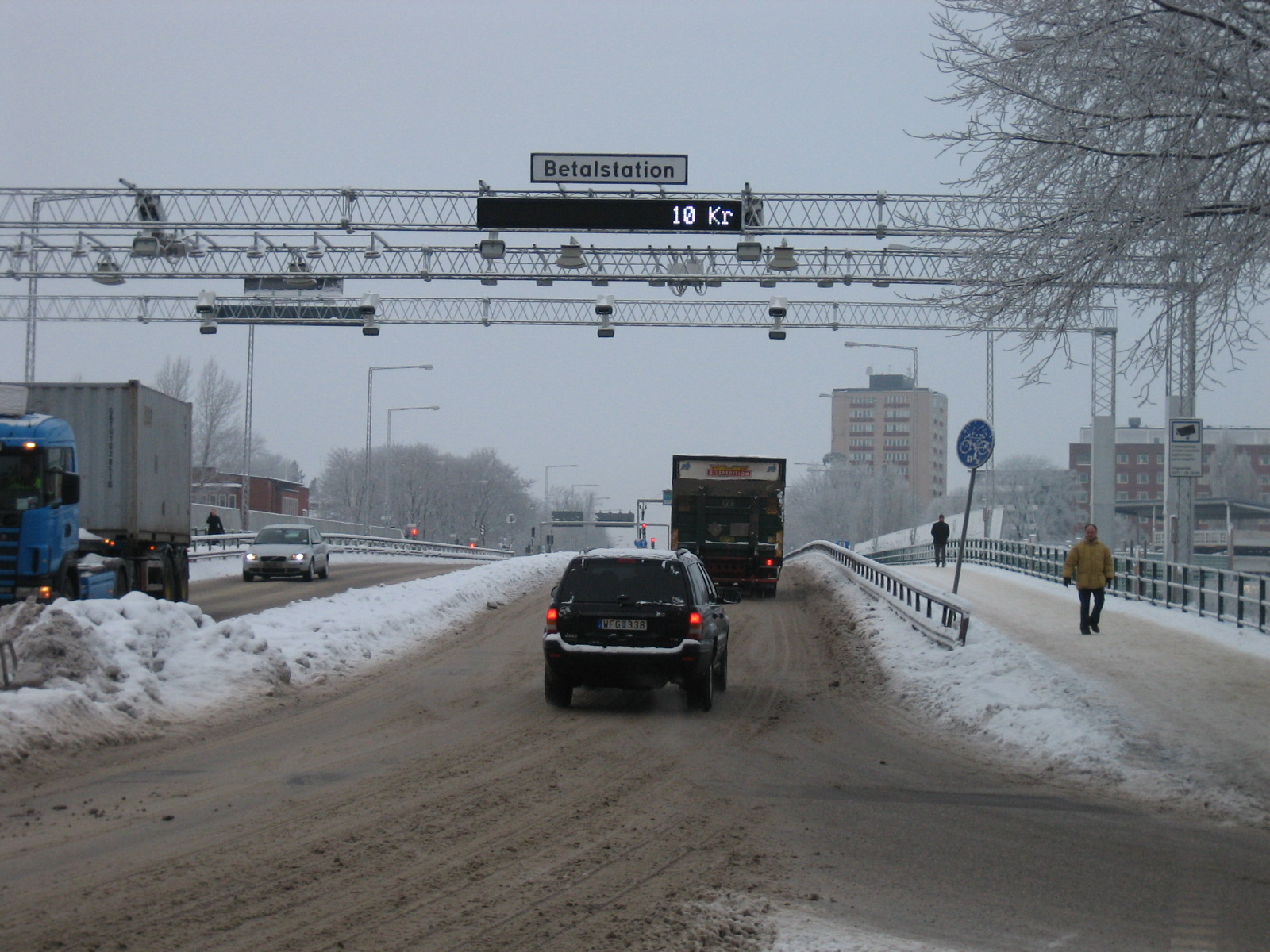 Congestion Charging in the snow (Photo: IBM)